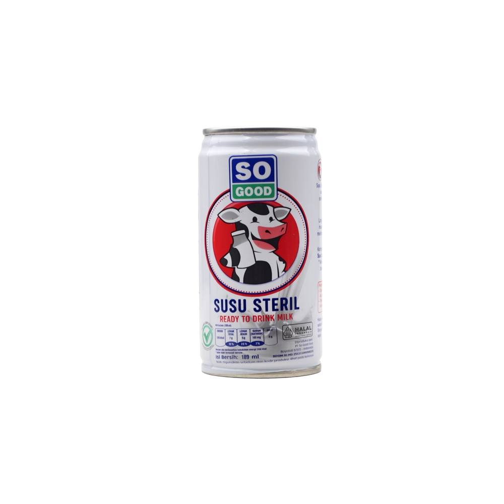 SO GOOD SUSU STERIL 189ML (30)