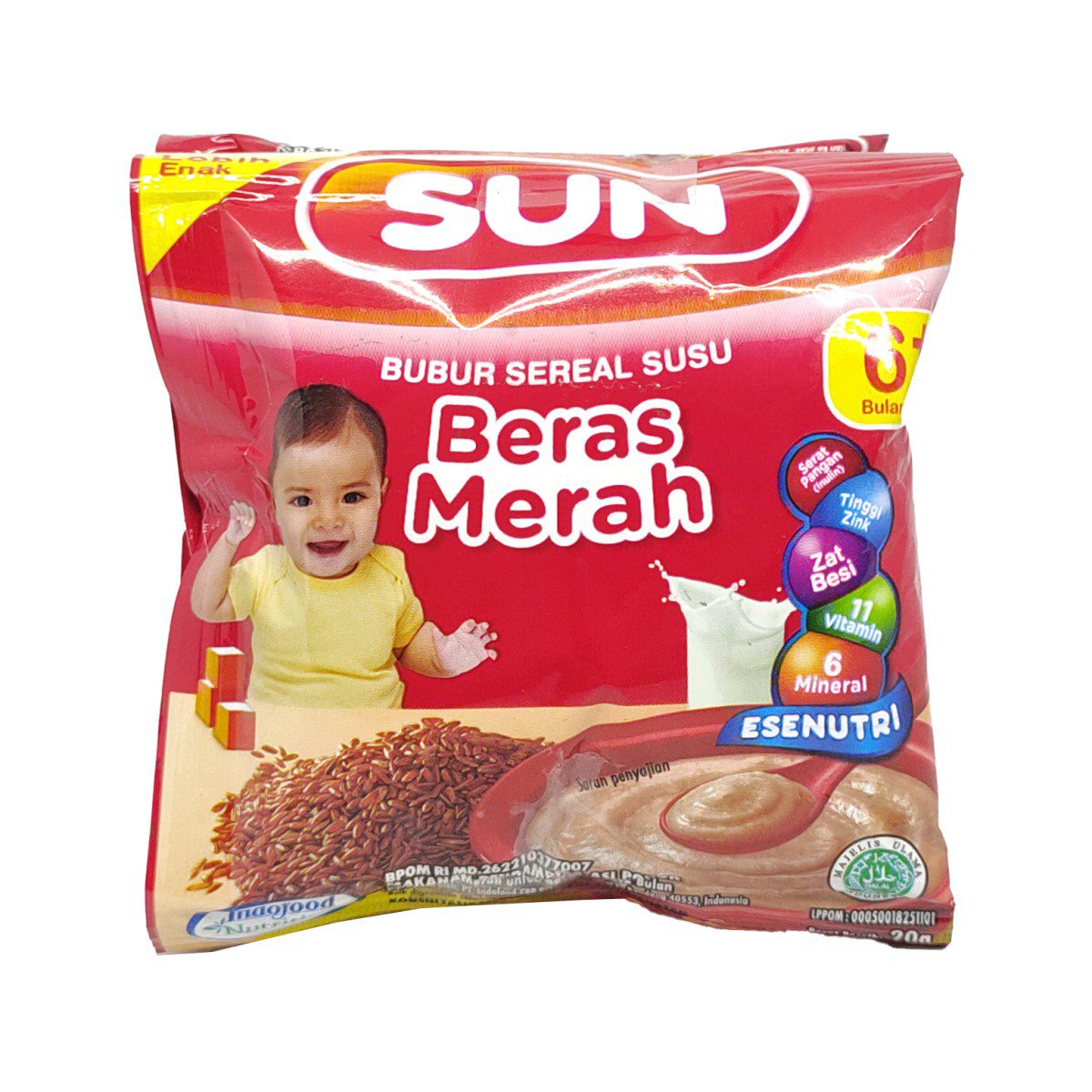 SUN BERAS MERAH SCT 20GR(80)