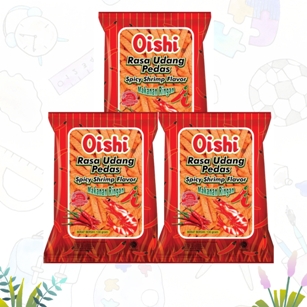 OISHI RASA UDANG PEDAS 10GR (80)