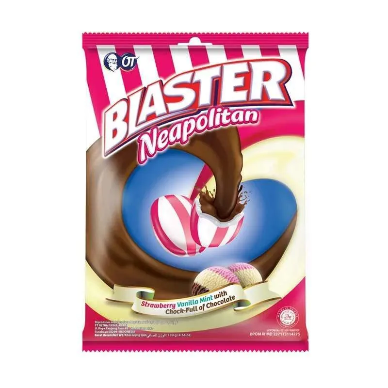 BLASTER NEOPOPLITAN STAWBERY VANILA  120G