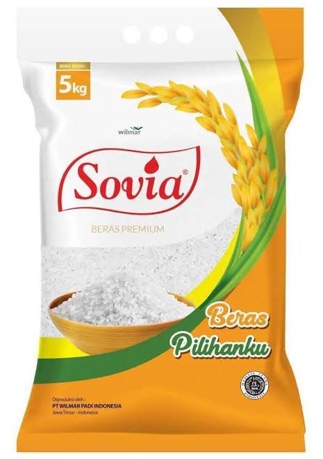 SOVIA BERAS PREMIUM  5KG/5GMTP
