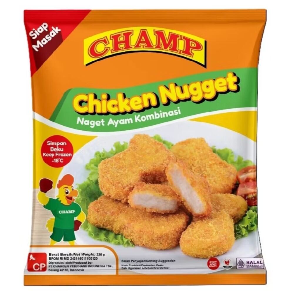 CHAMP CHICKEN NUGGET 225GR(20)