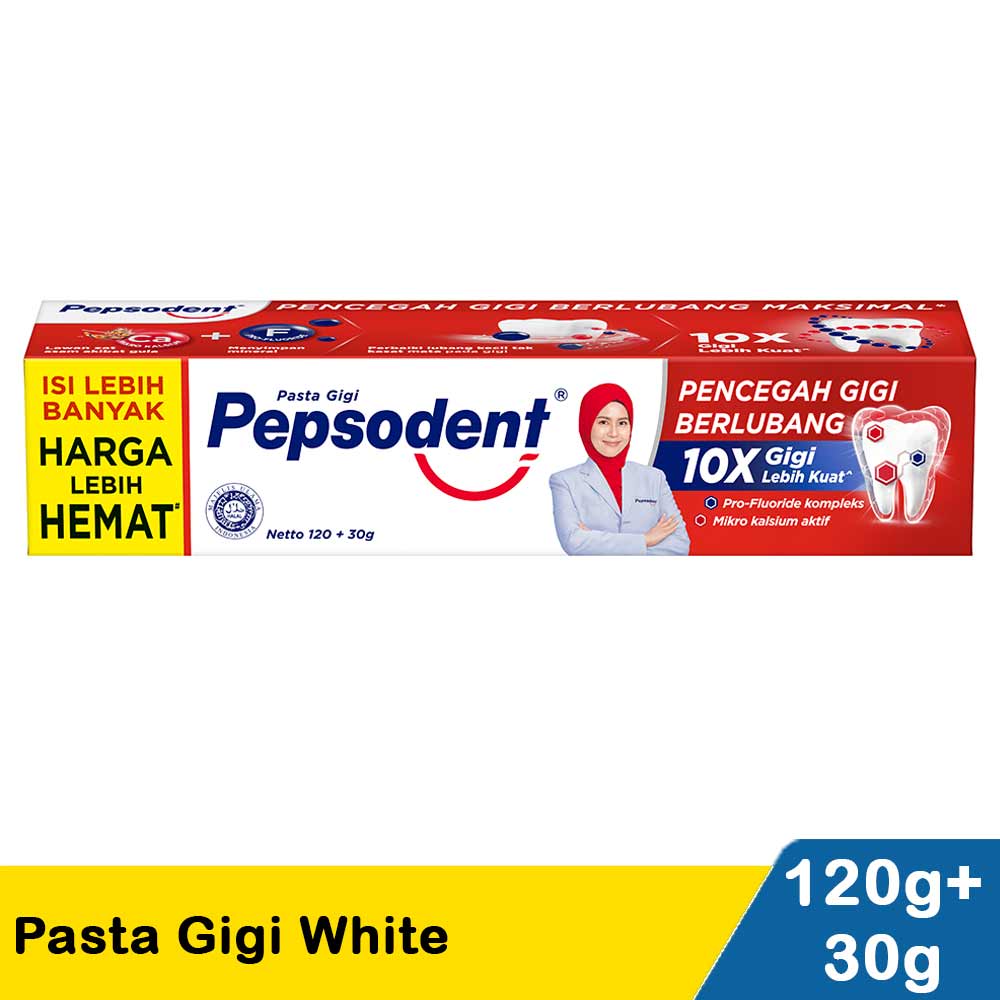 PEPSODENT PG WHITE 190GR (48)