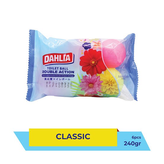 DAHLIA  CLASIC TOILET BALL 6'S K-32 (120)
