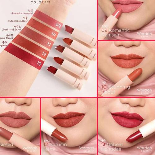 WARDAH COLORFIT MATTE LIPSTICK 12 AUTUMN NAMI